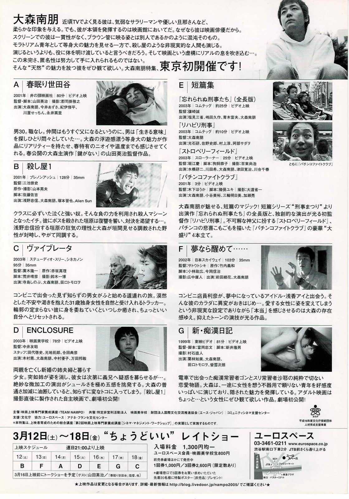 Natural Born Chaos 2005 Nao Ohmori Japanese Mini Movie Poster Chirashi Flyer B5