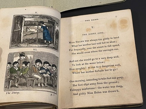 1825 Elizabeth Turner Cautionary Stories Antique Book London Marjorie Moon Rare