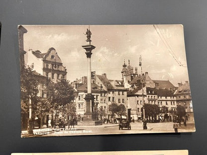 Warszawa Varsovie Warsaw Poland Lot Rare Postcard Photo Zamkowy Dworzec Wschodni
