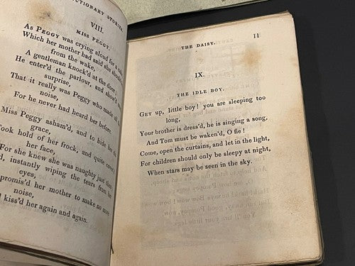1825 Elizabeth Turner Cautionary Stories Antique Book London Marjorie Moon Rare