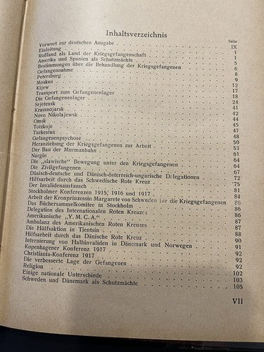 1922 Elsa Brandstrom Signed Antique Rare Book Sweedish Nurse Russia Siberia Vtg