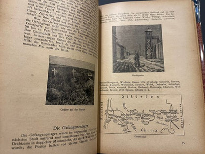 1922 Elsa Brandstrom Signed Antique Rare Book Sweedish Nurse Russia Siberia Vtg