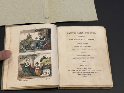 1825 Elizabeth Turner Cautionary Stories Antique Book London Marjorie Moon Rare