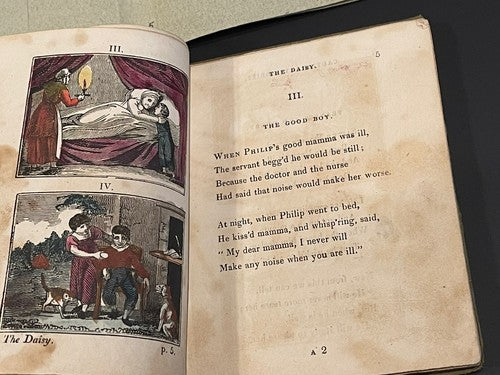 1825 Elizabeth Turner Cautionary Stories Antique Book London Marjorie Moon Rare
