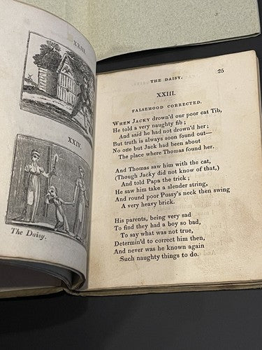 1825 Elizabeth Turner Cautionary Stories Antique Book London Marjorie Moon Rare