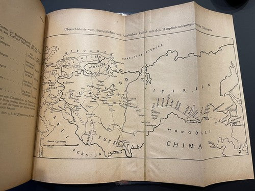 1922 Elsa Brandstrom Signed Antique Rare Book Sweedish Nurse Russia Siberia Vtg