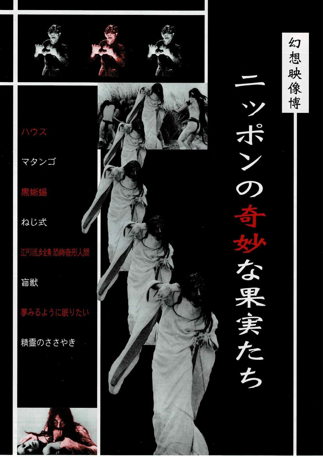 J-Horror Film Exhibition 92Japanese Original Mini Movie Poster Chirashi Flyer B5