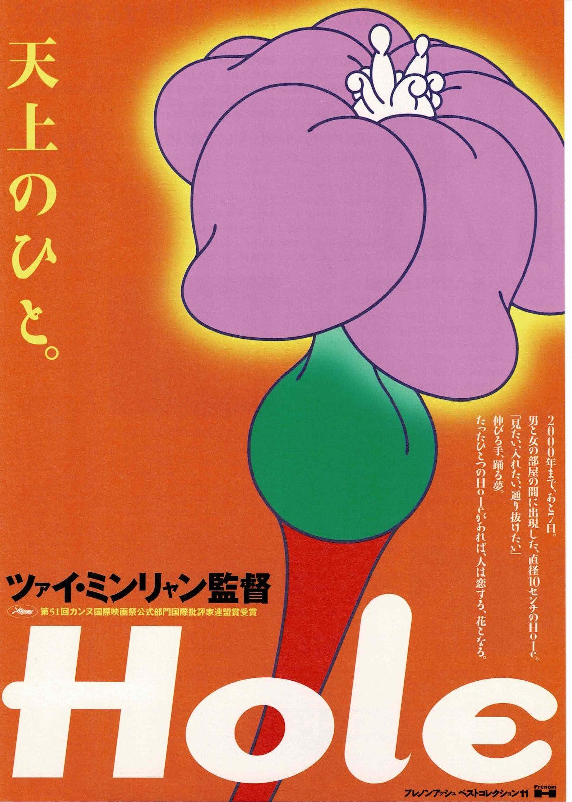 The Hole 1998 Tsai Ming-liang Japanaese Org. Mini Movie Poster Chirashi Flyer B5
