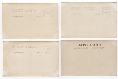 4pc Rare 1930s Miami Florida Bayfront Park Panorama Country Road Baltimore Hotel