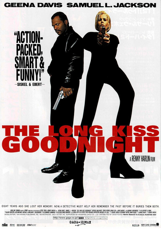 The Long Kiss Goodnight 1996 Japan Original Mini Movie Poster Chirashi Flyer B5