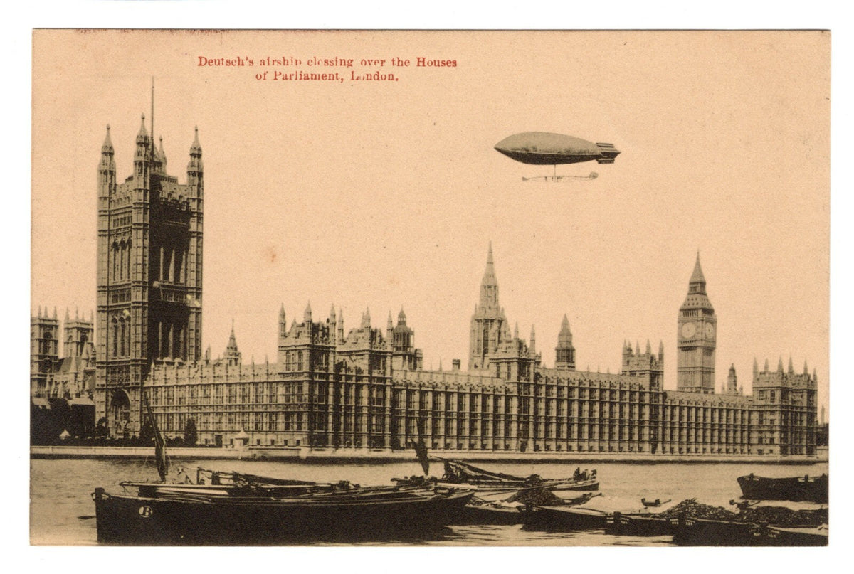 8p Special Antique Aviation Zeppelin Airship Aeroplane Farman Wright Cody London