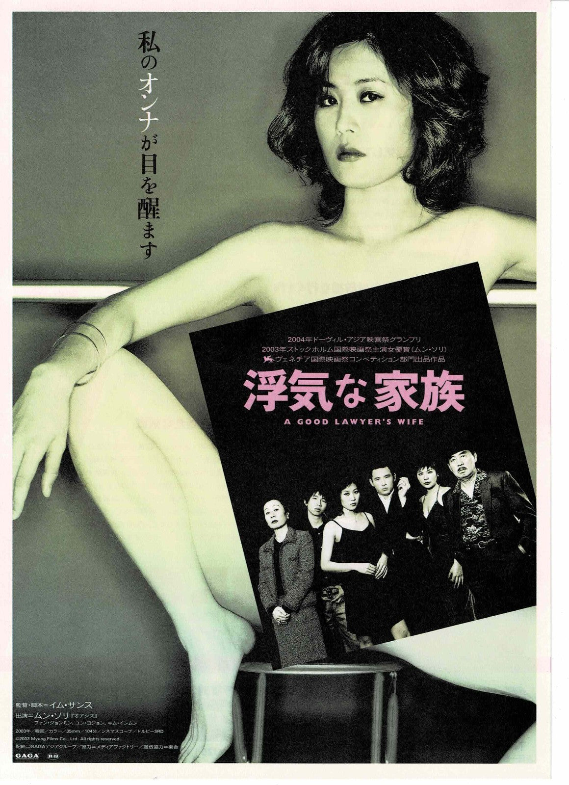 A Good Lawyer's Wife 2003 Japanese Original Mini Movie Poster Chirashi Flyer B5