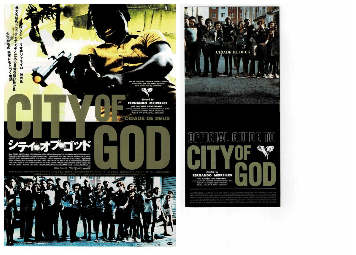 Cidade de Deus 2002 City of God Japanese Org Mini Movie Poster Chirashi Flyer 2p