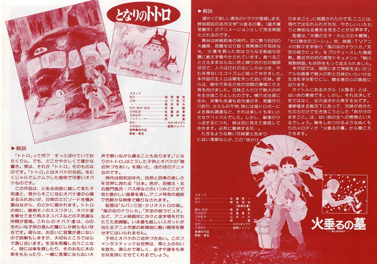 My Neighbor Totoro Vtg Japanese Original Mini Movie Poster Chirashi Flyer B5