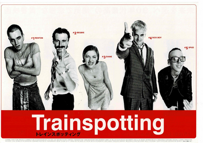 Trainspotting 1996 Danny Boyle JP Original Mini Movie Poster Chirashi Flyer B5