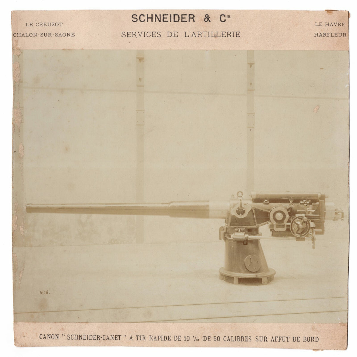 6 PCS LOT SCHNEIDER CANON CANNON ARTILLERY JAPANESE JAPAN ALBUMEN PRINT PHOTO