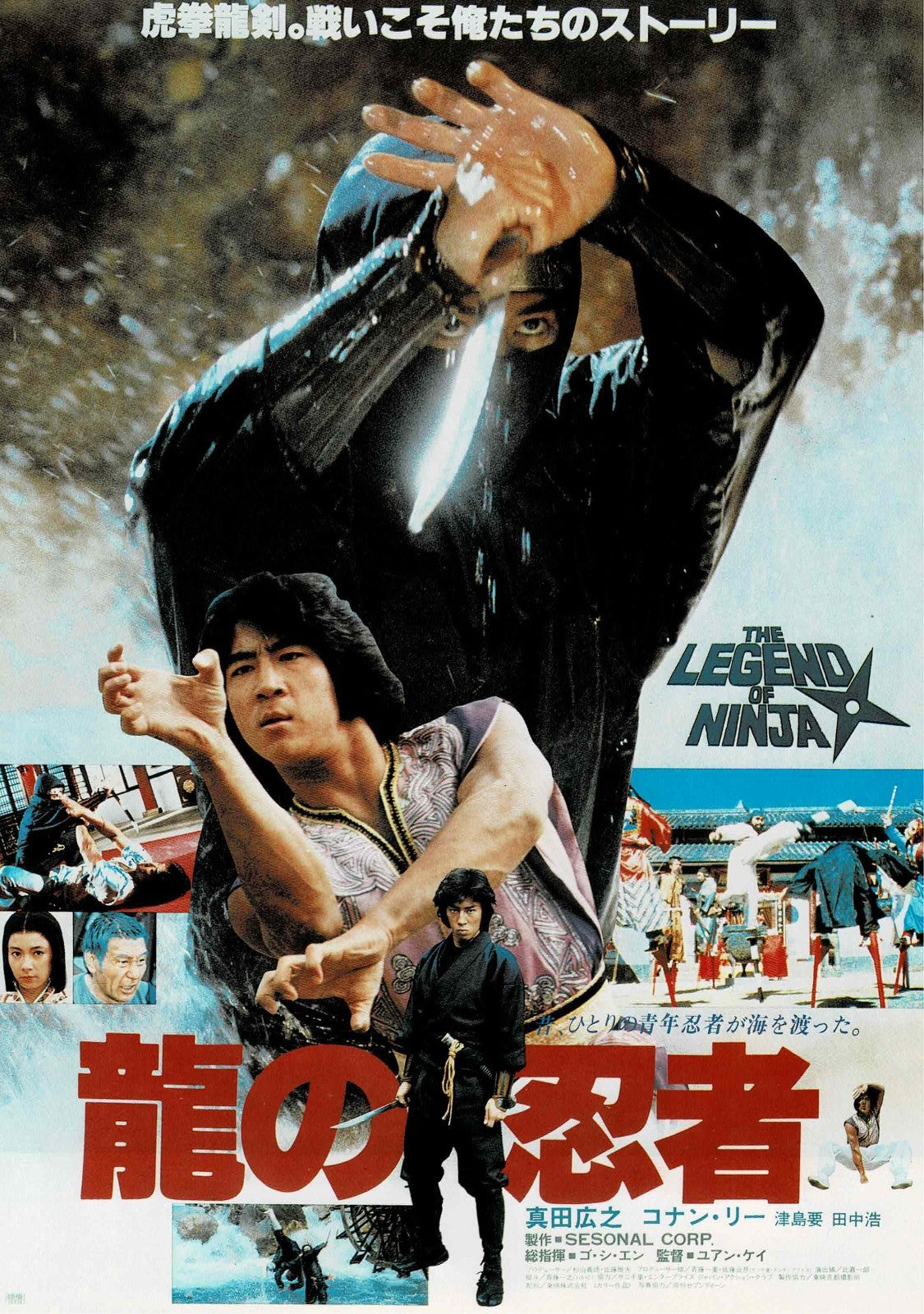 Ninja in the Dragon's Den Japanese Original Mini Movie Poster Chirashi Flyer B5