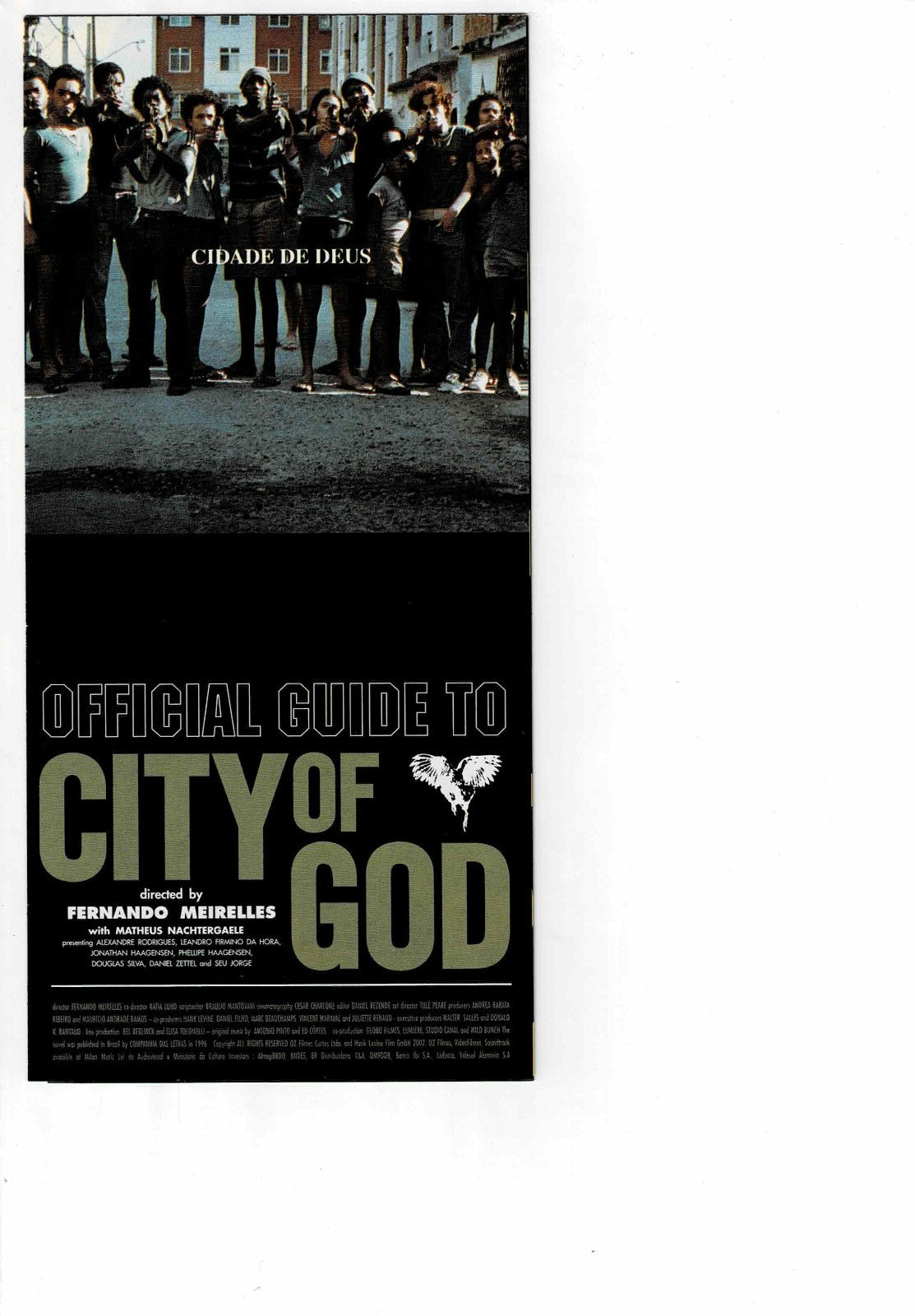 Cidade de Deus 2002 City of God Japanese Org Mini Movie Poster Chirashi Flyer 2p