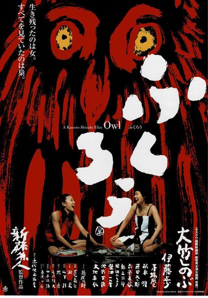 Owl 2003 Kaneto Shindo Japanese Original Mini Movie Poster Chirashi Flyer B5