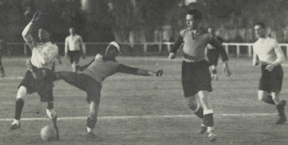 Antique Original Spain Football Team Match Real Photo Postcard Signed Barcelona