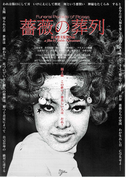 Funeral Parade of Roses Japanese Original Mini Movie Poster Chirashi Flyer B5