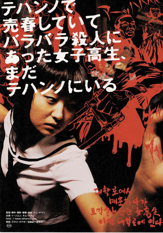 Teenage Hooker 2000 Gee-Woong Nam Japanese Mini Movie Poster Chirashi Flyer B5