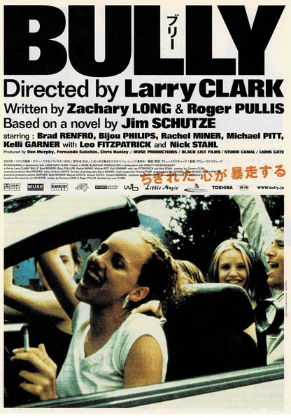 Bully 2001 Larry Clark Vtg Japanese Original Mini Movie Poster Chirashi Flyer B5