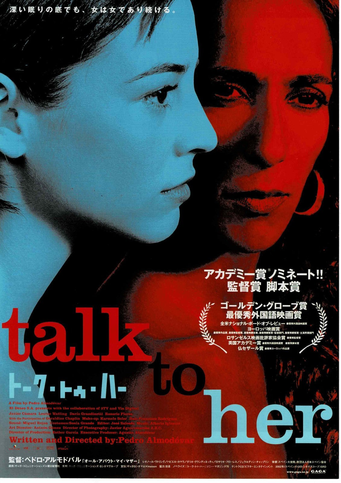 Talk to Her 2002 Hable con ella JP Original Mini Movie Poster Chirashi Flyer B5