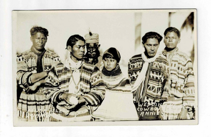 Antique Seminole Indian RPPC Postcards Musa Isle Miami Florida Everglades 1930s